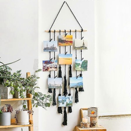 Mle Fotovegg Oppheng for 20 Bilder med 20 Treklemmer