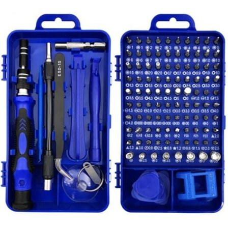 Præcisions Bitsæt, 115 I 1 Mini Præcisionsskruetrækker Sæt, Bærbar Reparationskit til Computer/Laptop/iPhone/Briller, Mini