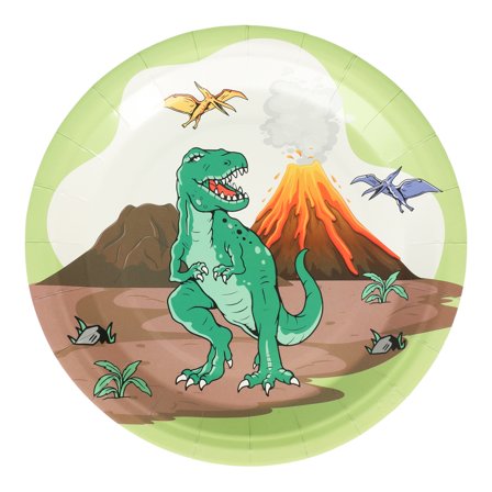 PAPPERSTALLRIK 23 CM DINOSAURIE 8-PACK