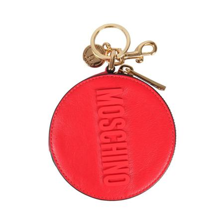 Moschino, Wallets & Cardholders Czerwony, Kobieta, Rozmiar: ONE Size