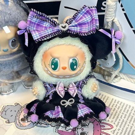 Sommerudsalg Monster dukke dukketøj første generation anden generation blind boks Monster dukke dukketøj (hovedbeklædning + seler)