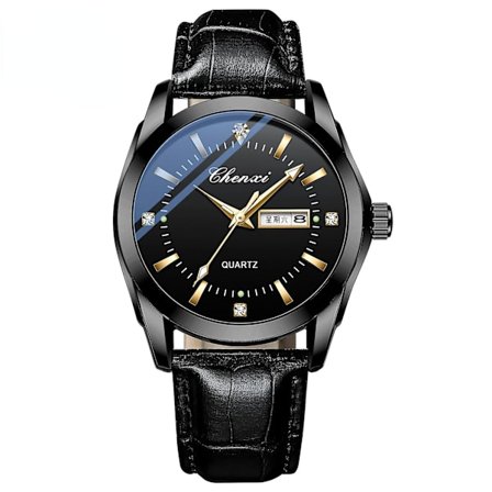 Miesten kello Rajatylmäinen ulkomaankauppa Vedenkestävä vyö Kvartsikello Miehet