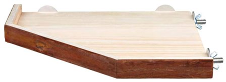 Hylleplate med Feste til Bur - 17x17cm