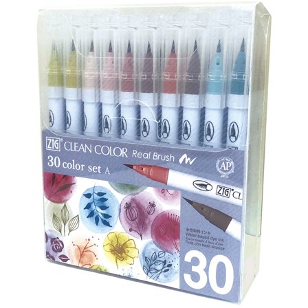 Clean Color Real Brush Set 30 pcs A