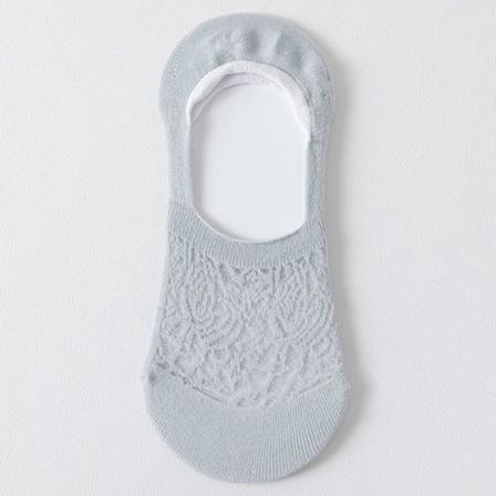 Dam Invisible Socks Mujer Halkfri Fotled Låg Kvinnlig Mesh Cott