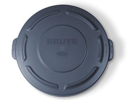 Rubbermaid FG261960GRAY Lock för Brute-tunna, grå För 75,7 l tunna, Ø505 mm, Förvaring