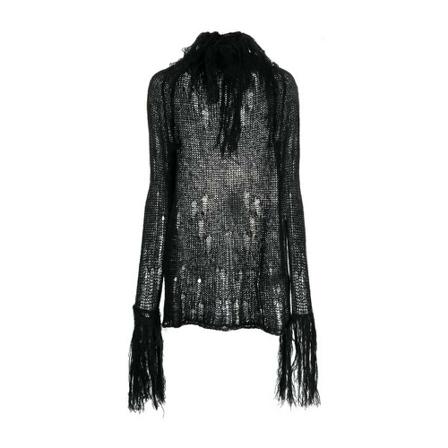 Gcds Round-neck Strik Sort, Dame Striktrøjer