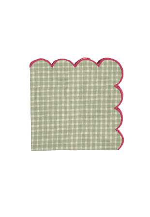 Pick A Poppy Vichy Servett - 45x45 Cm Bordstextil