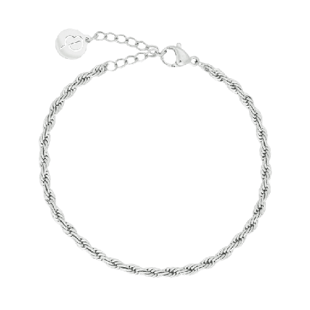 Edblad Rope Chain Bracelet Steel Smycken & klockor Dam Grå ONESIZE