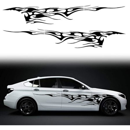 2 kpl 103'' Universaali liekki grafiikka auto auto kori sivutarra