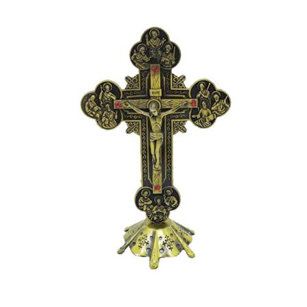 zhaoxing Religiösa gåvor Jesus Kristus på korset staty bordskors