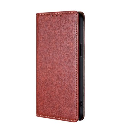 Kotelo Samsung A52 4G/5G/A52S 5G ruskea nahka