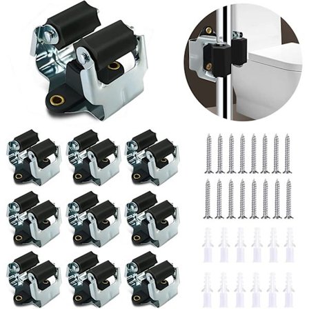 Seinälle kiinnitettävä luutapidike, 10 kpl luutapidikettä, paksuus