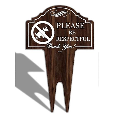 "Ole ystävällinen" -kyltti - Kaksipuolinen "Siivoa koirasi jätökset" -kyltti - Ei kakkaa ja pissaa - koiran varoituskyltti - Tukeva alumiininen 