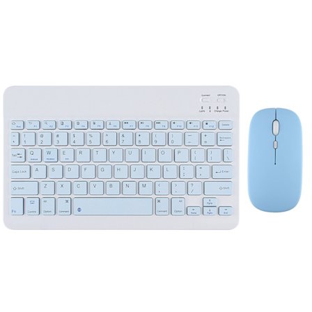 [LCS] Trådlöst tangentbord och mus för iPad Air 5, 4 Pro, 11, Bluetooth, spanska, engelska, Android, iOS, Windows, telefon, surfplatta