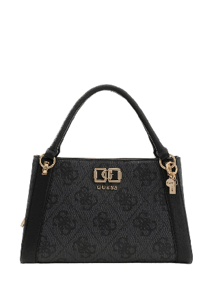 Guess KARNILLA LOGO GFRIEND SATHEL Handväskor Dam Svart ONESIZE