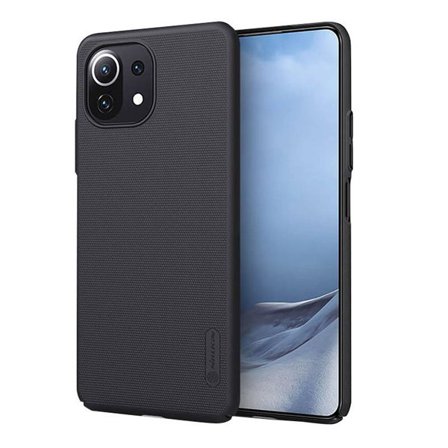 Nillkin Super Frosted Shield-etui til Xiaomi 11 Lite 4G/5G (sort)