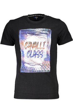 Cavalli Class T-shirt Maniche Corte Uomo Nero