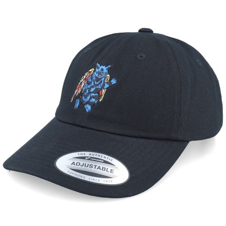 Volcom - Preto unconstructed Boné - Bob Mollema Hat Black Dad Cap @ Hatstore