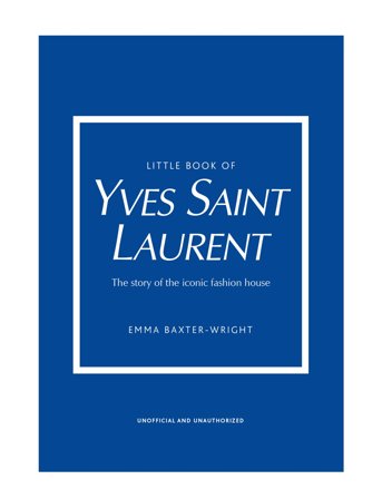 New Mags Little Book Of Yves Saint Laurent - Blue - 13X 18X 1.7CM