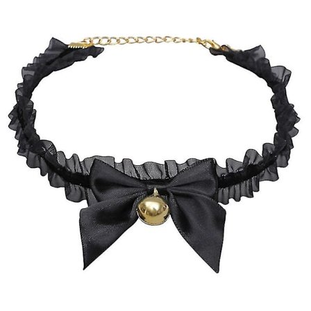 Sort Blonder Choker med Klokke Sød Sød Choker Halskæder til Kvinder Sexy (farve 5)
