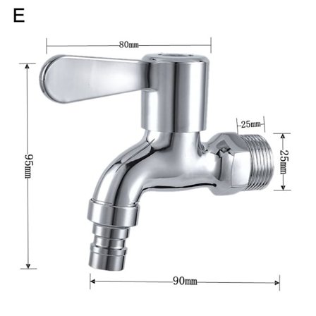 Nopeasti avattava hana Mop Cold Tap E E