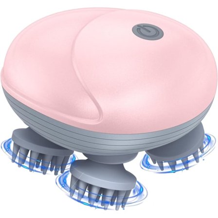 Oppgradert massasjeapparat, med 4 massasjehoder, kløapparat for å lindre stive muskler, fremme tilknytning