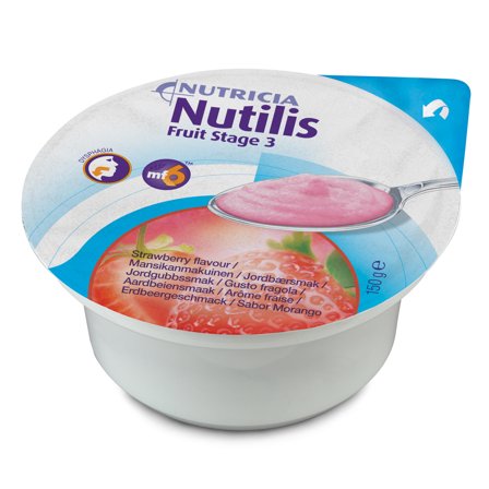 Nutilis Fruit jordbær, 3 x 150 g