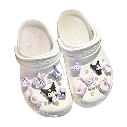 12 stk Candy Kurome skotilbehør for Croc Charms for Teens Man