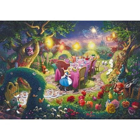 Disney 6000 pusselbitar: Thomas Kinkade: Mad Hattter's Tea Party