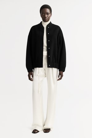 Soft Goat - Bomber Jacket - Cashmere jacket - M - Black