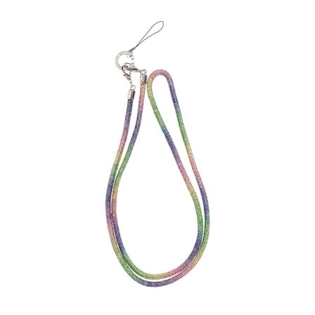 1.2m diamond mobile phone rope hanging obliquely five colorful