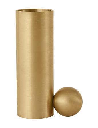 OYOY Living Design Palloa Solid Brass Candleholder - High - Gold - H7CM