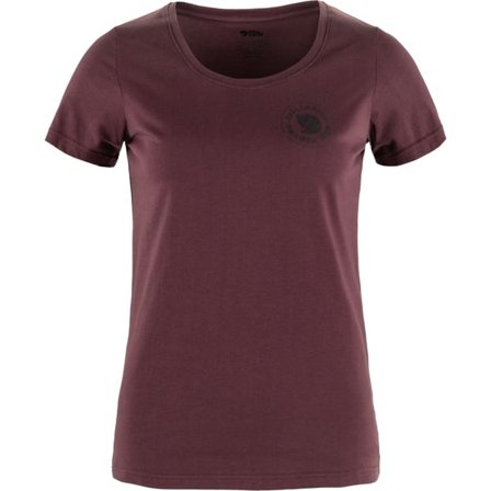 Fjällräven Women's 1960 Logo T-Shirt in Port, Bio-Baumwolle | Size: Small