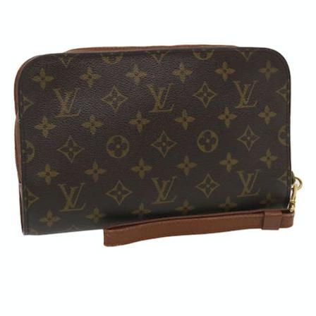 Louis Vuitton Vintage, Pre-owned bag Orsay Bruin, Heren, Maat:ONE Size,Canvas