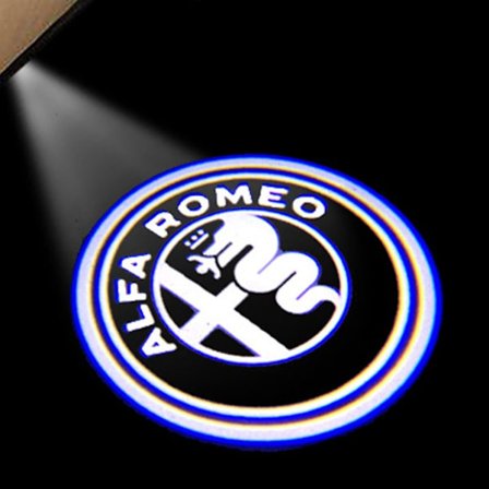 2 stk. Alfa Romeo velkomstlampe Stelvio MITO Giulietta projektor