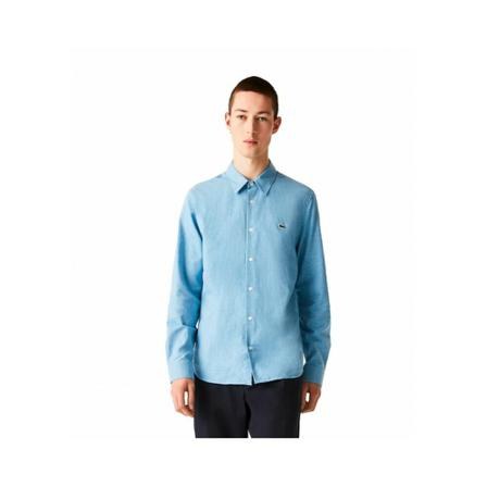 Lacoste, Casual Shirts Blauw, Heren, Maat:XS