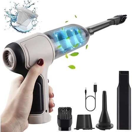 3-i-1 mini håndholdt støvsuger, våt og tørr mini støvsuger