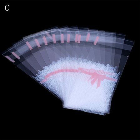 100 stk Mini plast kjeks emballasje cupcake wrapper poser opp s