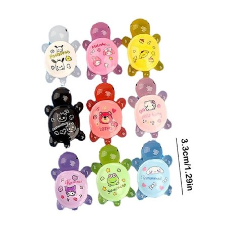 5 kpl Sanrio Resin Valoisa Kilpikonna Mikro Maisema Keiju Puutarha