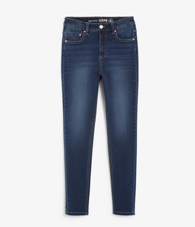 Super slim jeans short leg | Mørk denim | Dame | Kappahl