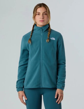 The North Face W Glacier Fleece Jacket - Blue - S