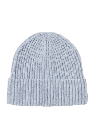 Å WOMAN Ribbstickad mössa FIONA Mössor & hattar Blå ONESIZE