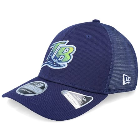 New Era - MLB Blauw trucker Cap - Tampa Bay Rays MLB Batting Practice Navy Trucker @ Hatstore