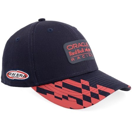 New Era - Motor Blå adjustable Caps - Red Bull F1 26 Visor Print 9FORTY M-Crown Navy/Red Adjustable @ Hatstore