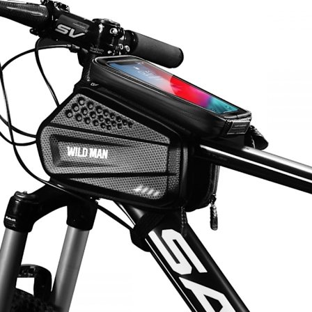 Wildman Cykelmobilholder XXL - Sort