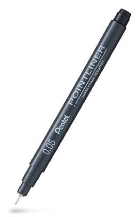 PENTEL Fineliner Pointliner 0,05mm svart - Lyreco - Kontorsmaterial - Pennor - Finelinerpennor