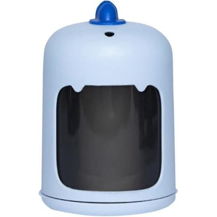 Tegneserie Tandpirkerskasse Tryktype Restaurant Kreativ Automatisk Tandpirkerskrukke Husholdning Tandpirkerspand Tandpirkerspand (1 stk, Blå)