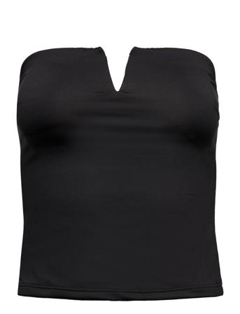 Tamrigz Tube Top T-shirts & Tops Sleeveless Svart Gestuz*Betinget Tilbud