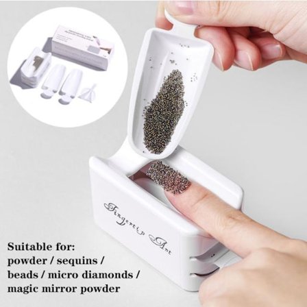 Nails Art Dip & Glitter Powder Container Genbrugsbakkesæt